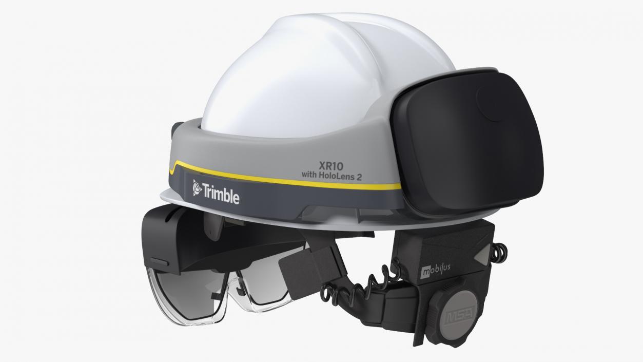 3D model Trimble XR10 HoloLens 2 Helmet