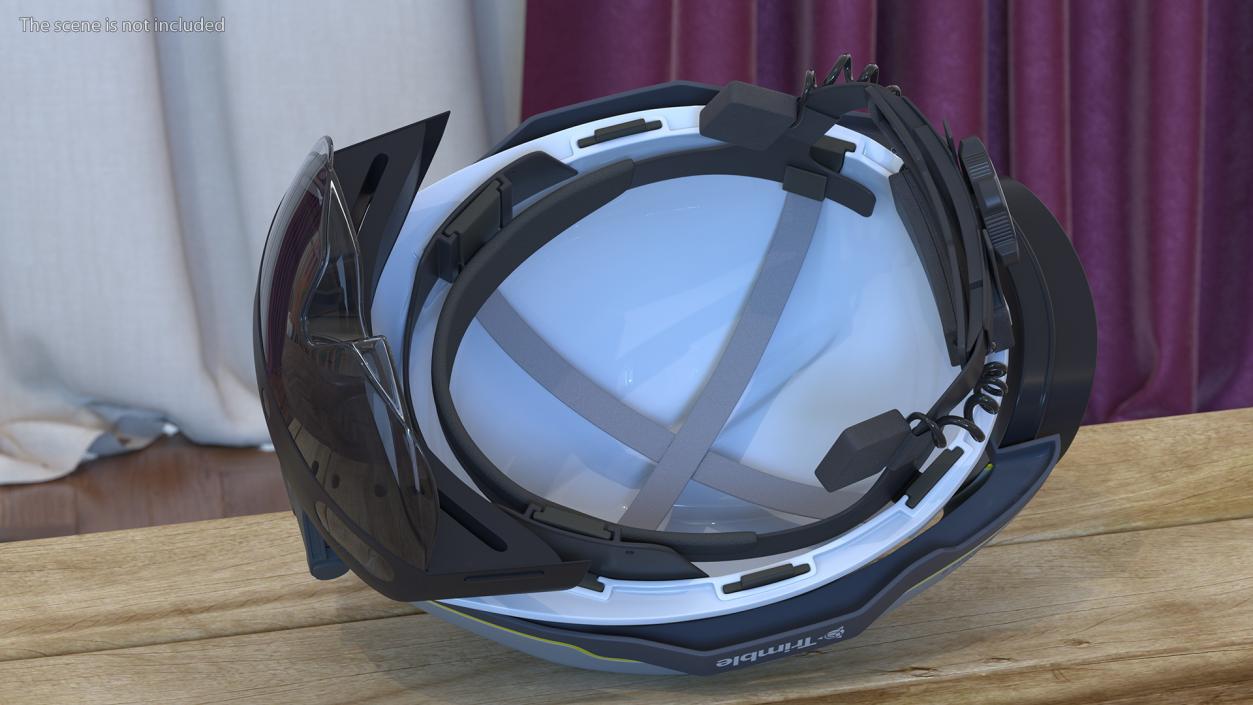 3D model Trimble XR10 HoloLens 2 Helmet