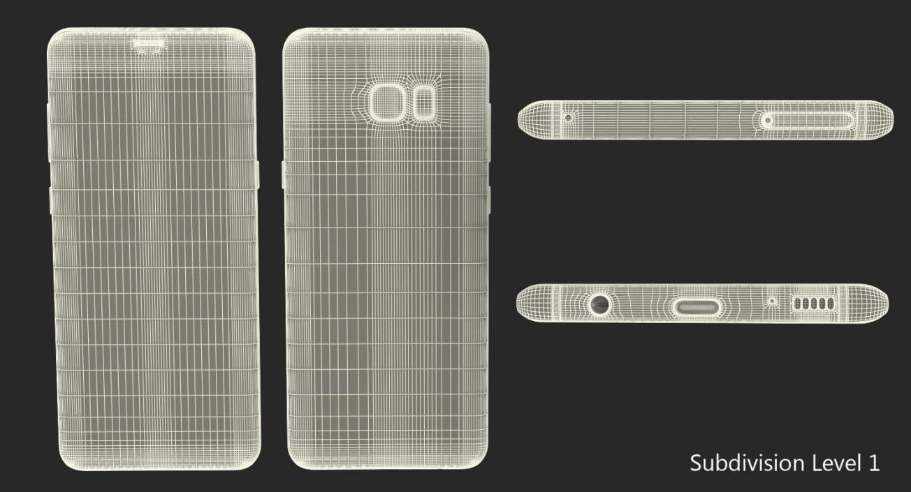 3D Samsung Galaxy S8 Plus Arctic Silver