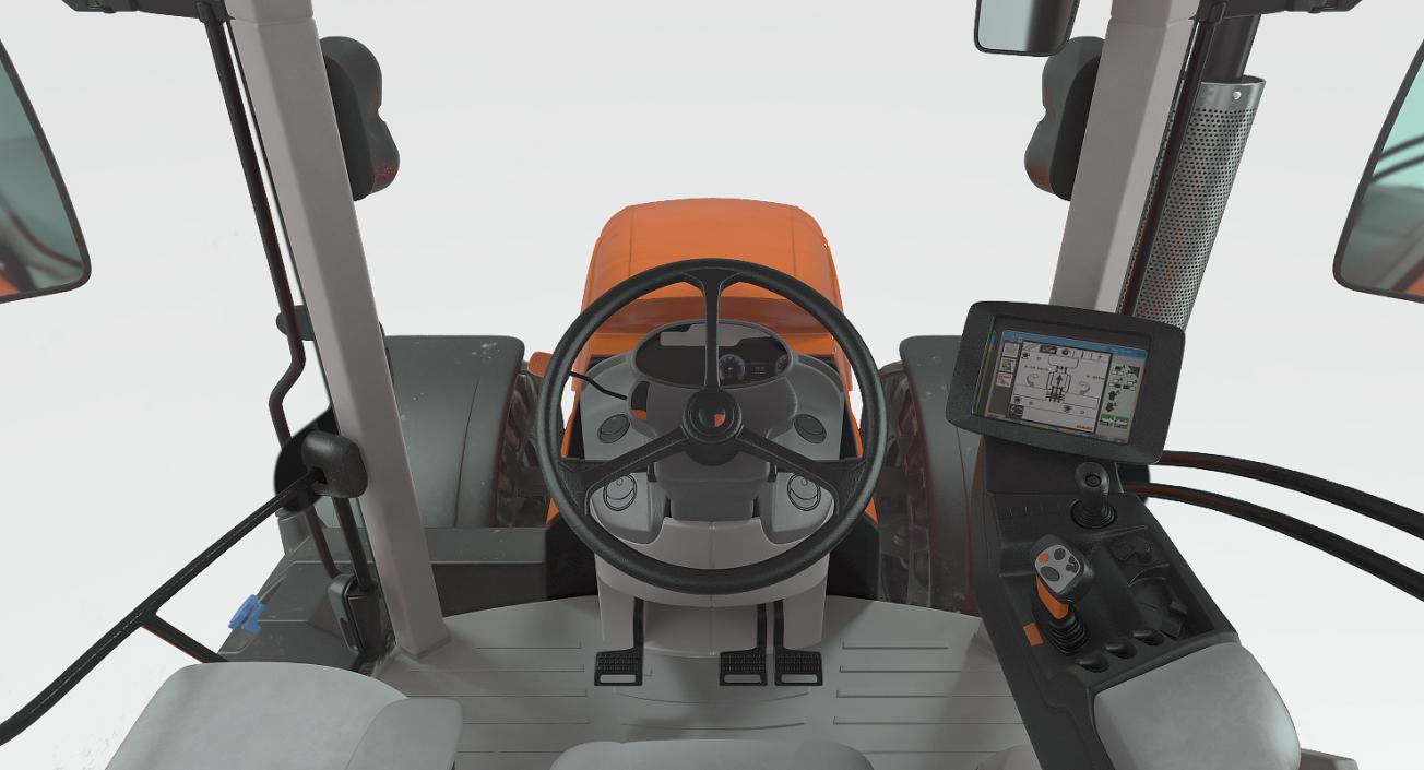 Generic Tractor Detailed Interior Dirty 3D model