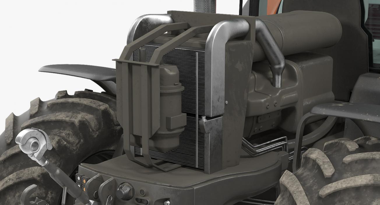 Generic Tractor Detailed Interior Dirty 3D model