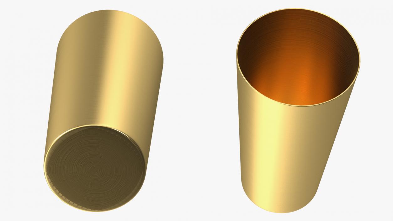 3D Cocktail Shaker Set Transparent Gold