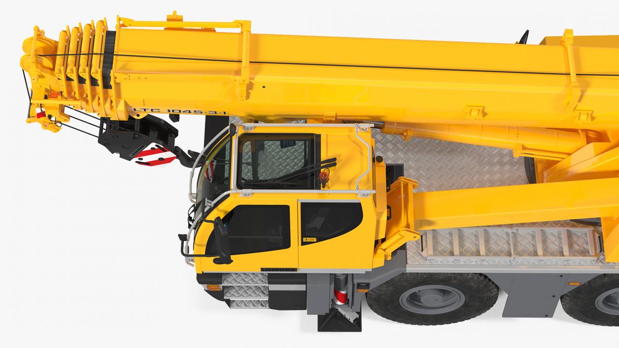 3D Compact Mobile Crane Liebherr LTC 1050 31 Rigged model