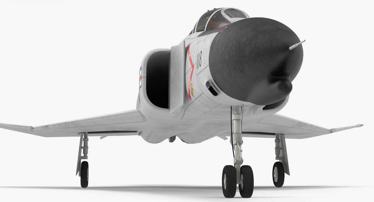 F-4 Phantom II US Navy 2 3D model