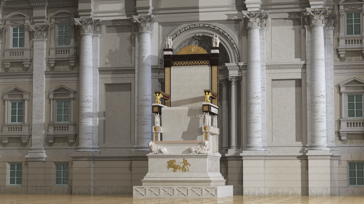 3D Zeus Throne