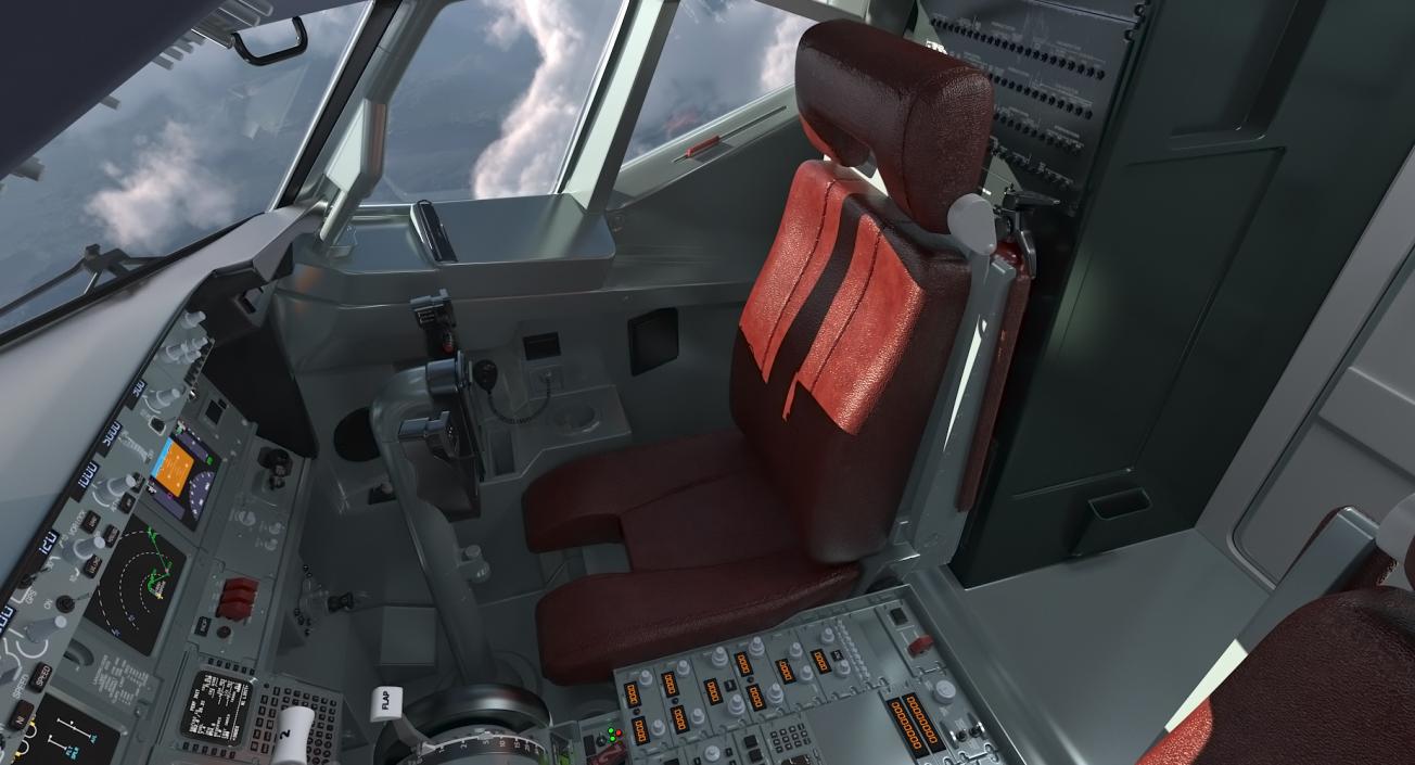 Boeing 737 Interior 3D model