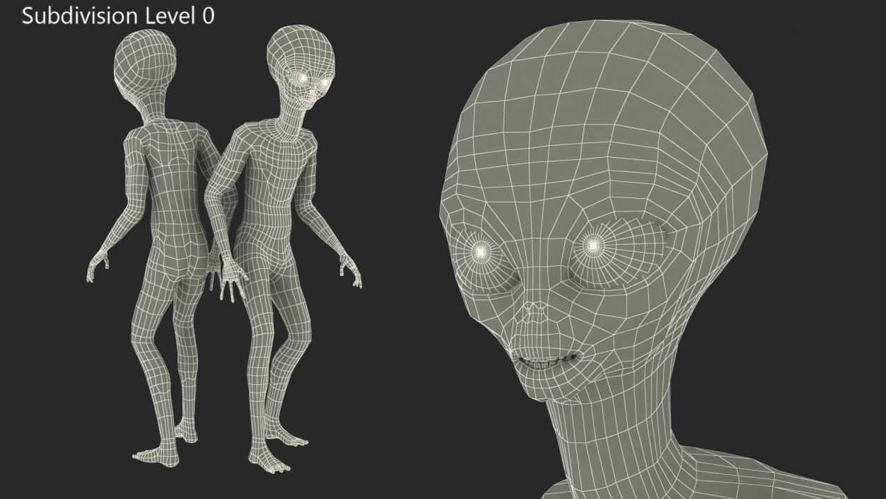 Alien Rigged 3D