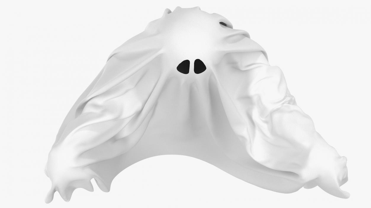 White Ghost Phantom 3D model
