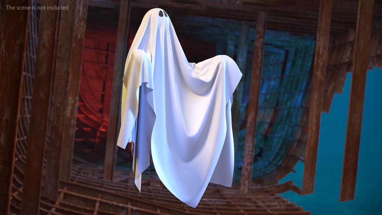 White Ghost Phantom 3D model