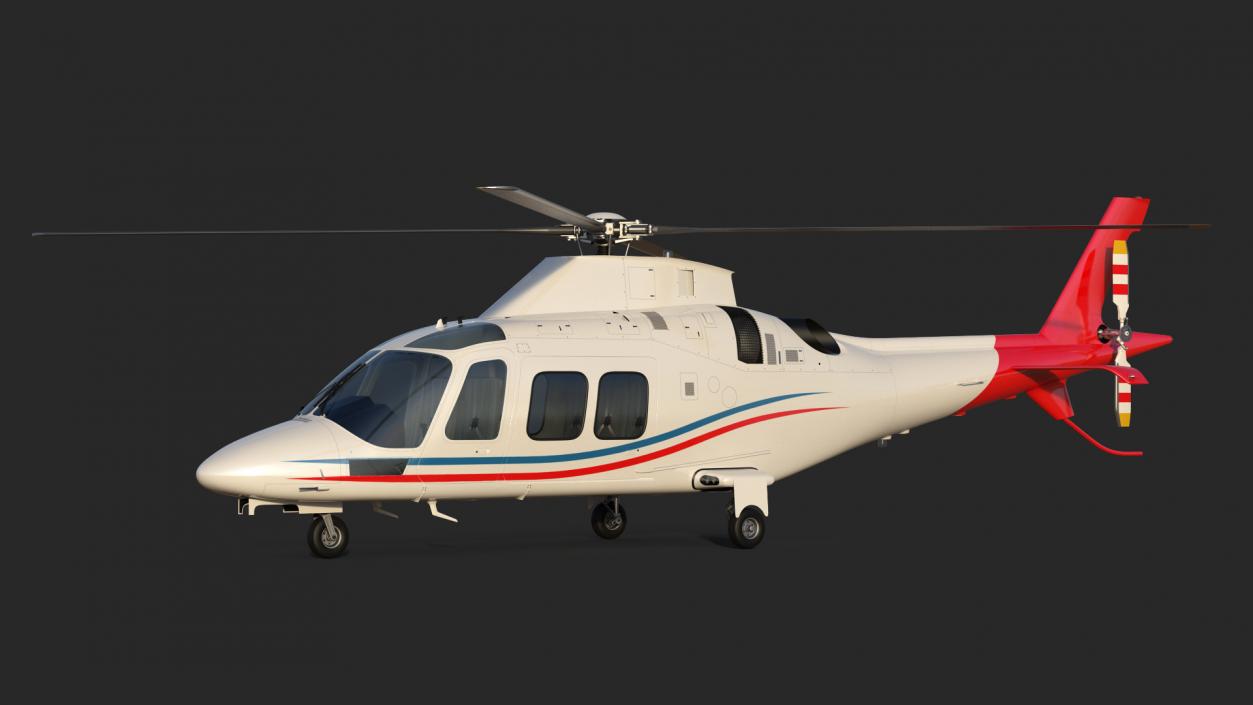 3D Multi-Purpose Helicopter Rigged
