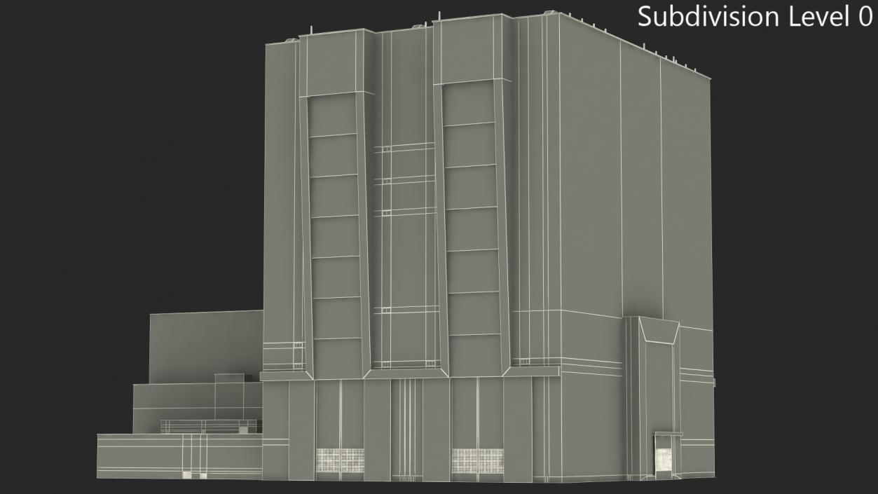 3D model Vehicle Assembly Building
