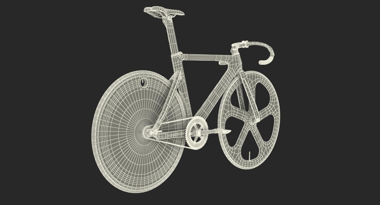 3D model Colored Track Bike Dolan DF4 Carbon