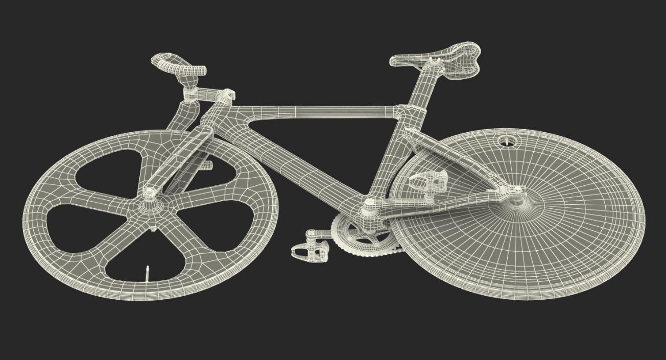 3D model Colored Track Bike Dolan DF4 Carbon