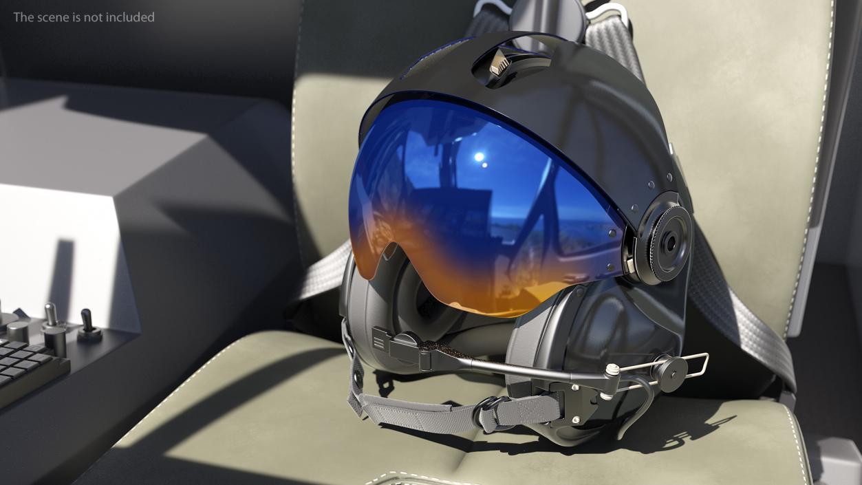 3D model Helicopter Helmet Generic