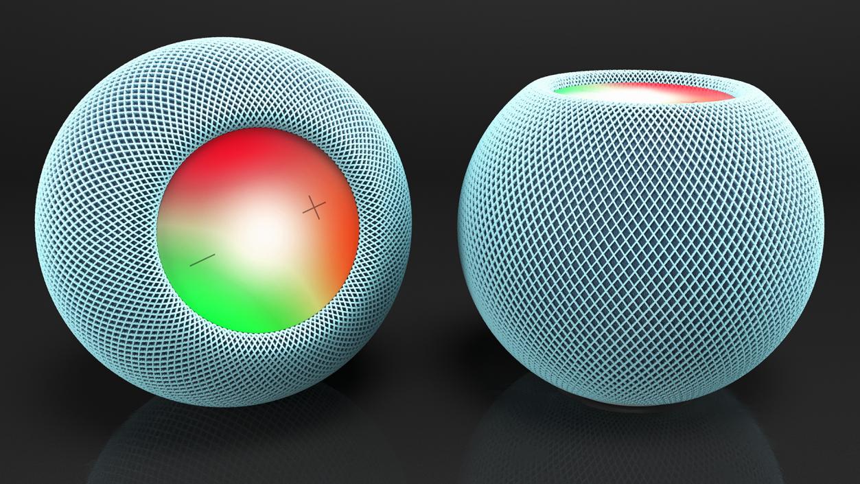 3D Voice Assistant Speaker model