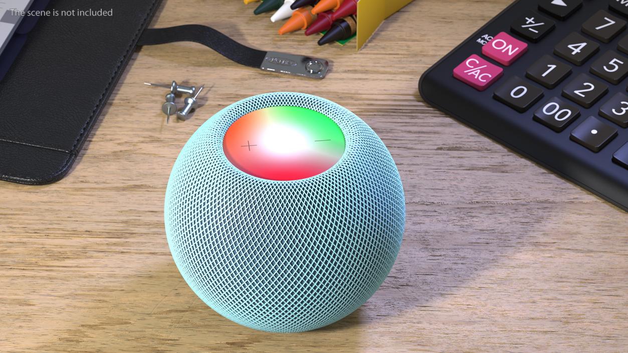 3D Voice Assistant Speaker model
