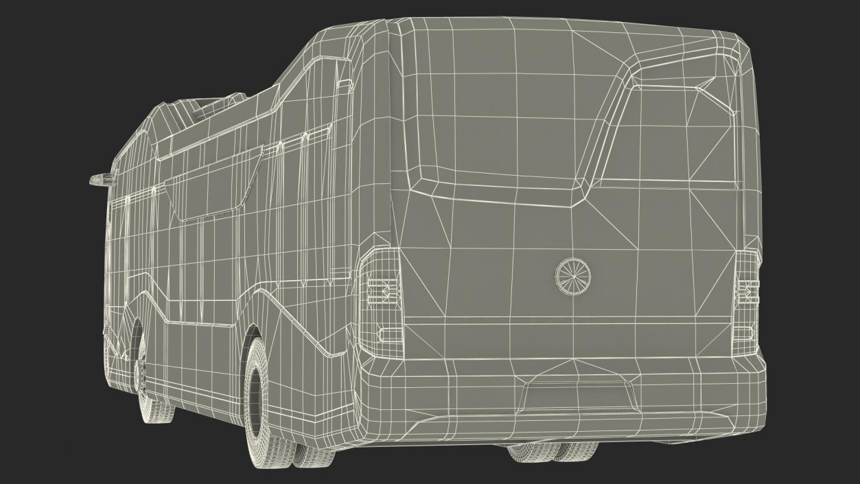 3D model Mercedes Future Bus Simple Interior