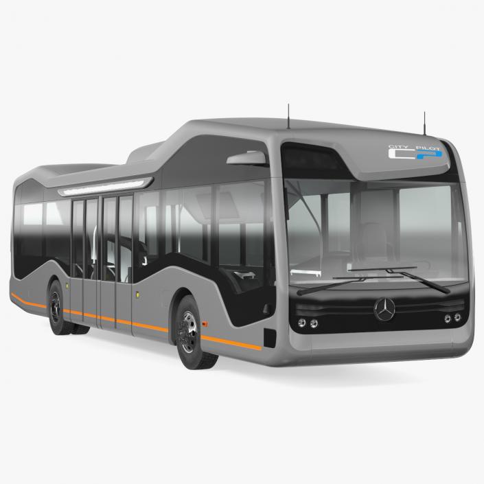 3D model Mercedes Future Bus Simple Interior