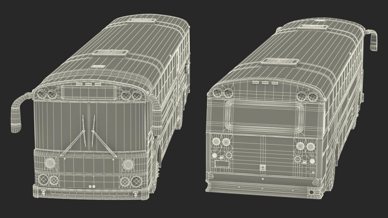 Thomas Saf T Liner School Bus 3D model