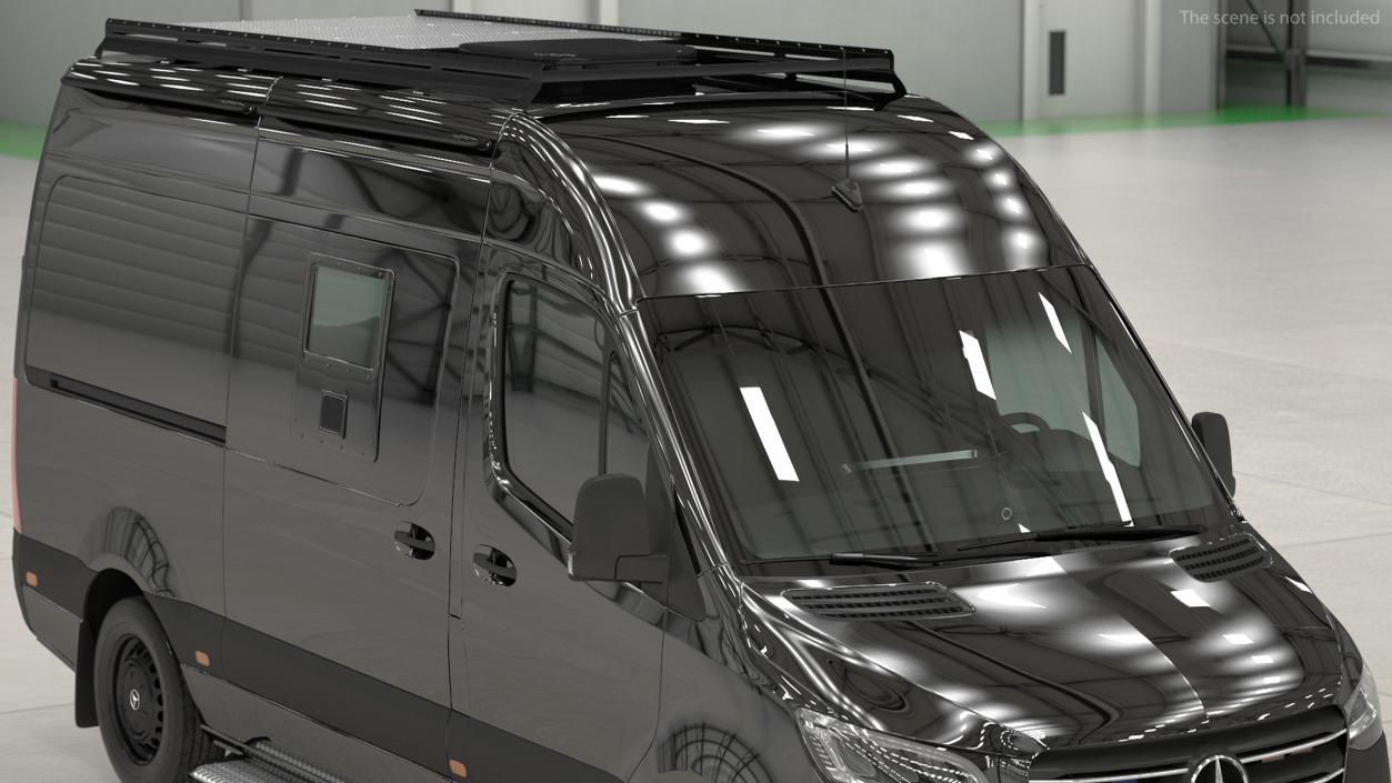 SWAT Van Bulletproof Mercedes 3D model