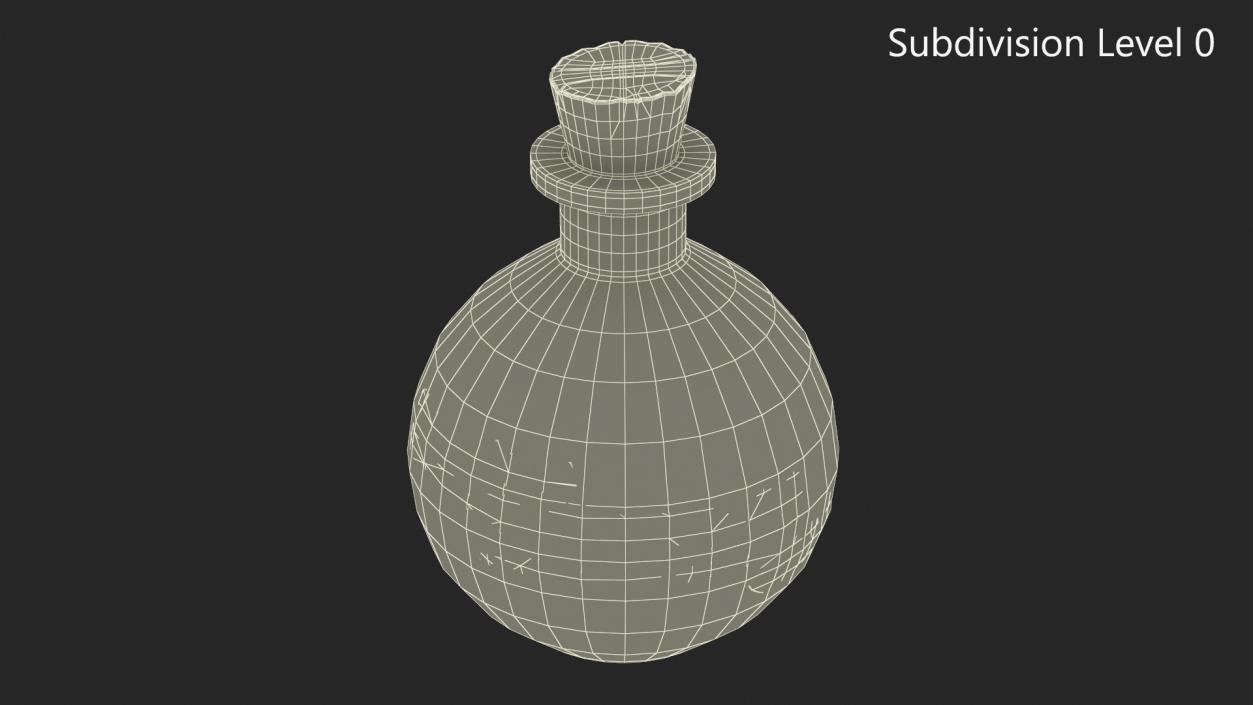 Potion in Glass Jar 3D model