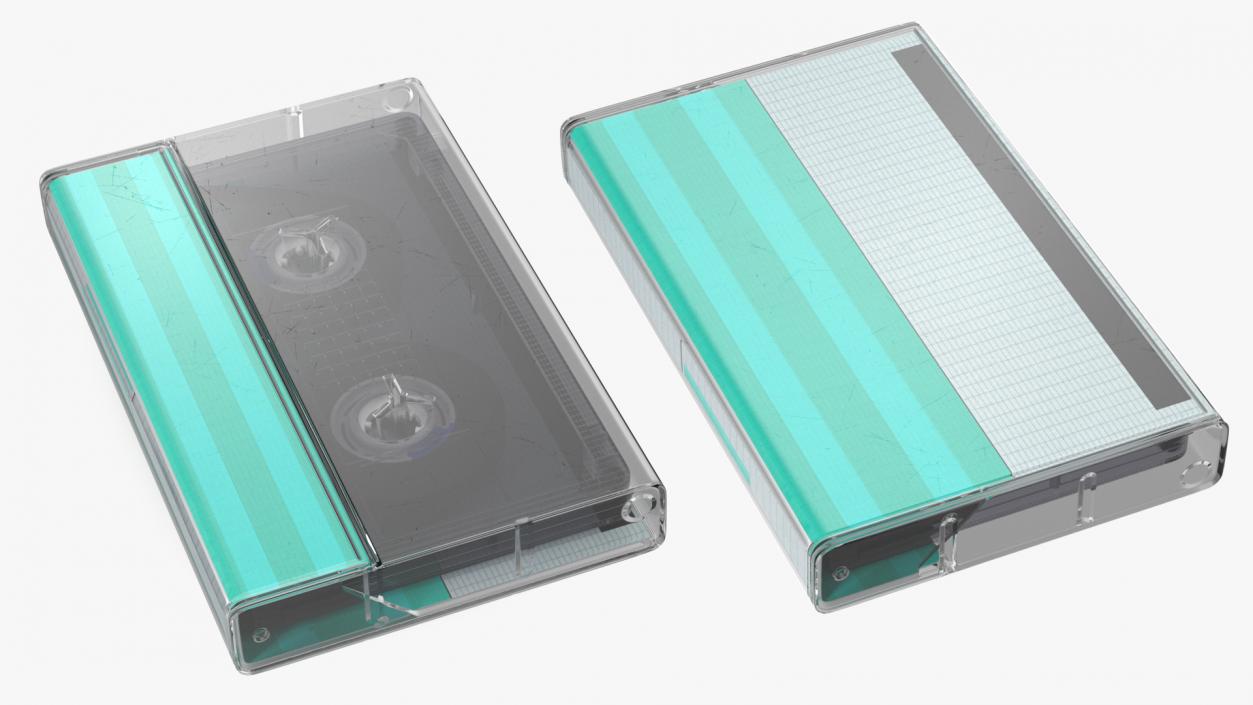 Cassette Tape with Box 3D