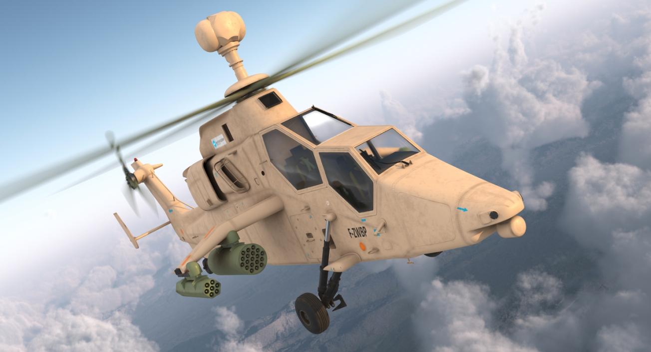 3D Eurocopter Tigre EC665 Spain model