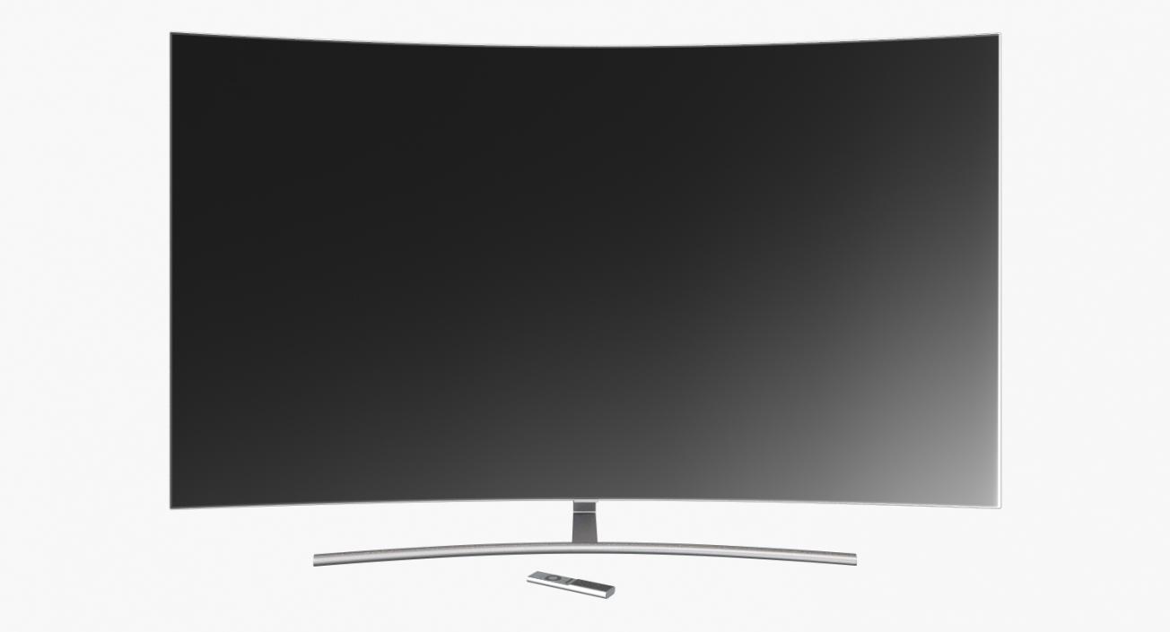 3D Curved Smart QLED TV 65 inch with Remote Control model