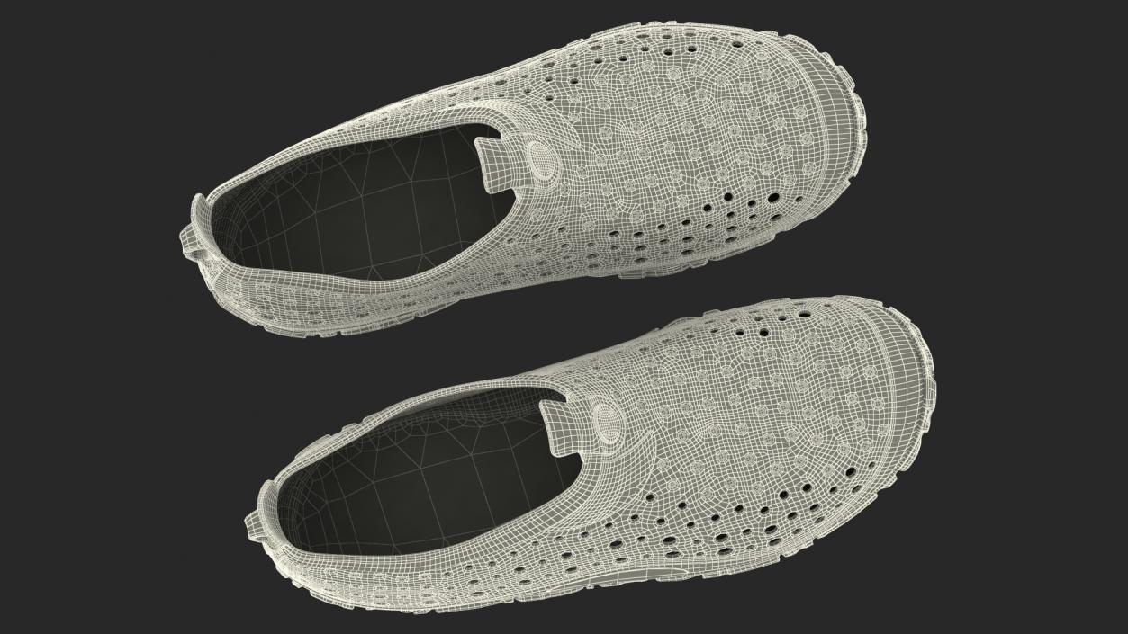 Swimming Pool Shoes Pink 3D model