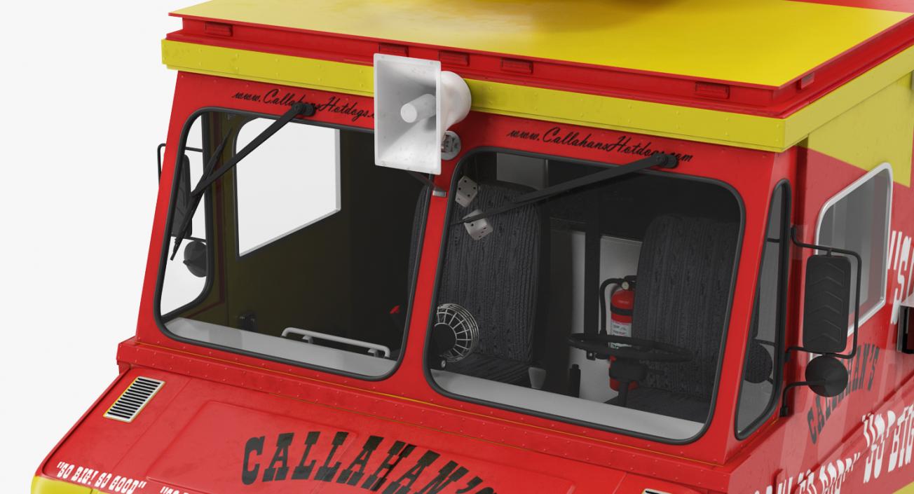3D Hot Dog Truck model