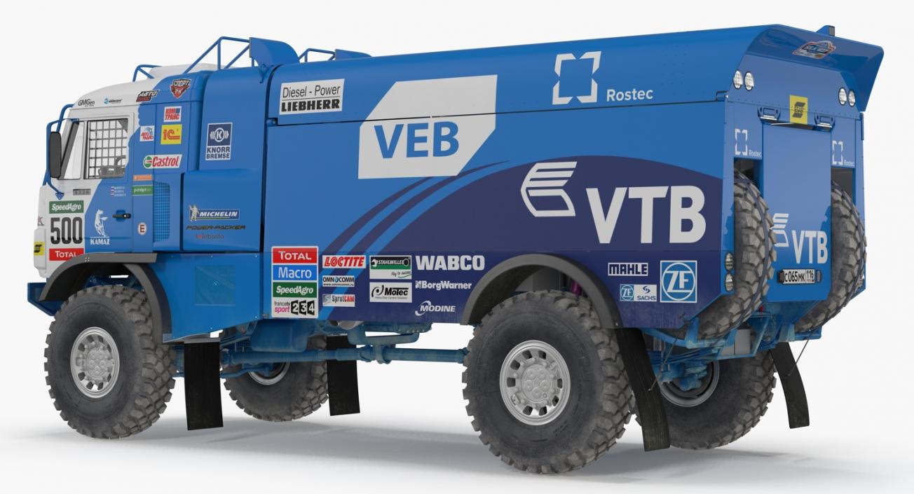 KAMAZ Dakar Racing Truck 4326 VK 3D