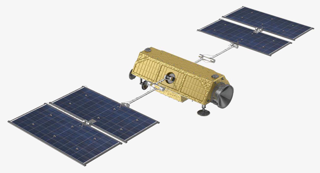 Communications Satellite 3D model