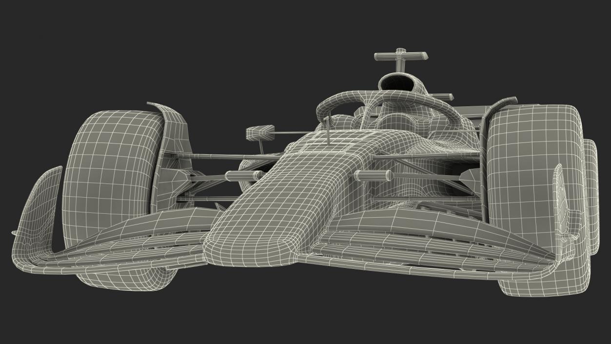 Formula 1 2022 Red Livery Rigged 3D
