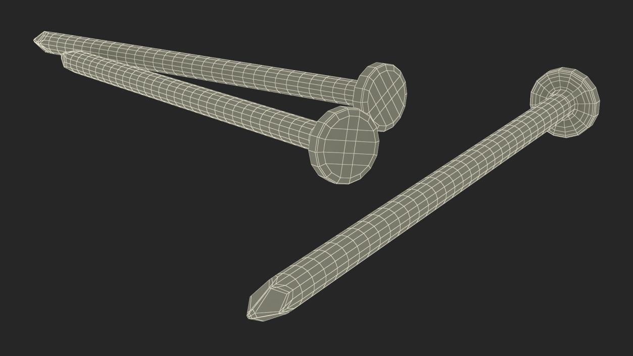 3D Framing Nails model