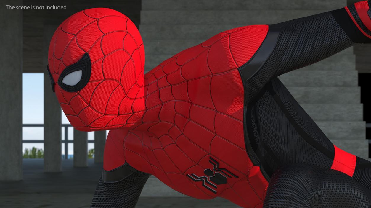 Spider Man Rigged 3D