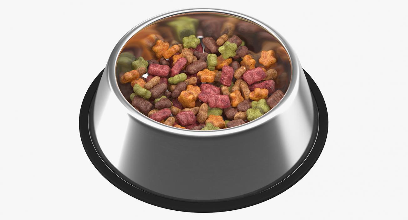 Dry Pet Food Bowl 3D