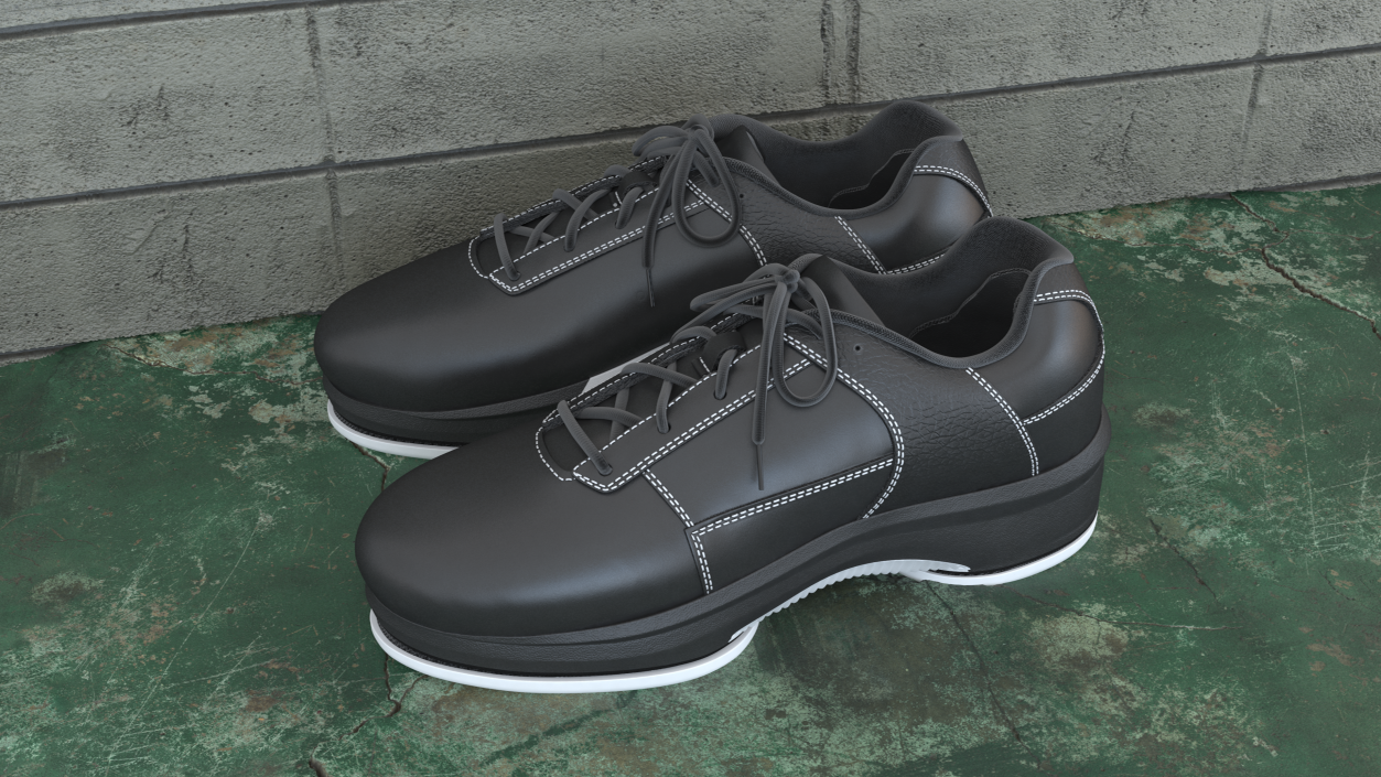 3D Curling Shoes model