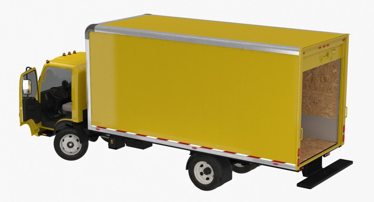 Box Truck Generic Rigged 3D model
