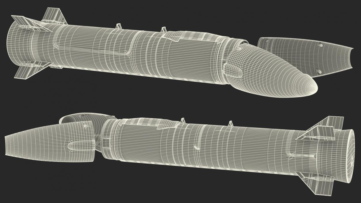 3D Hypersonic Missile model