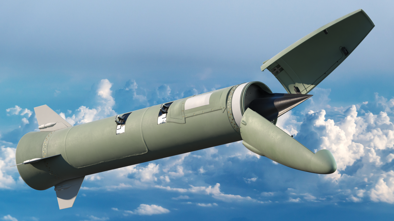 3D Hypersonic Missile model