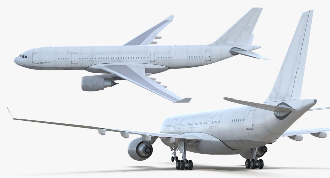3D model Airbus A330-P2F Generic Rigged