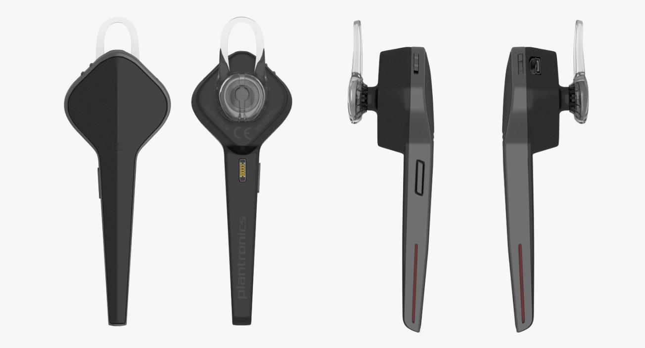 Mobile Bluetooth Headset Plantronics Voyager Edge 3D model
