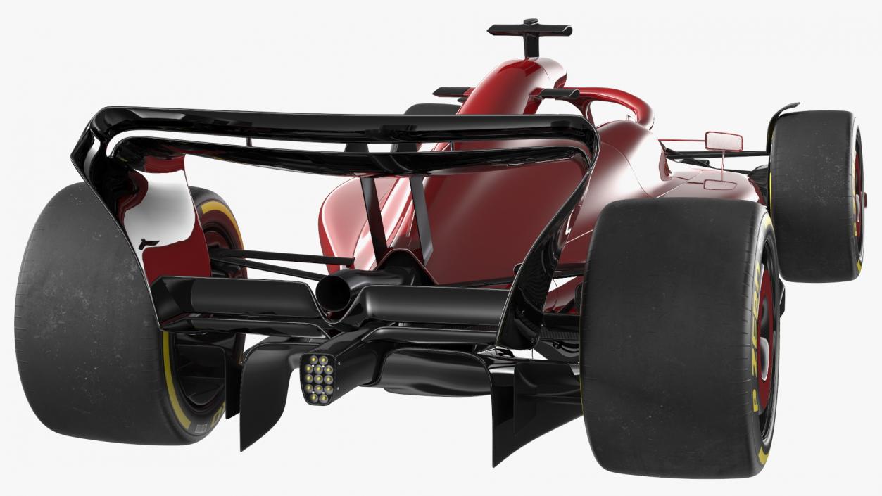 3D model Formula 1 2022 Red Livery