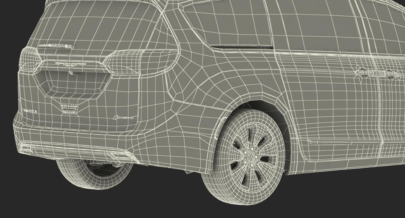 Chrysler Pacifica Rigged 3D model