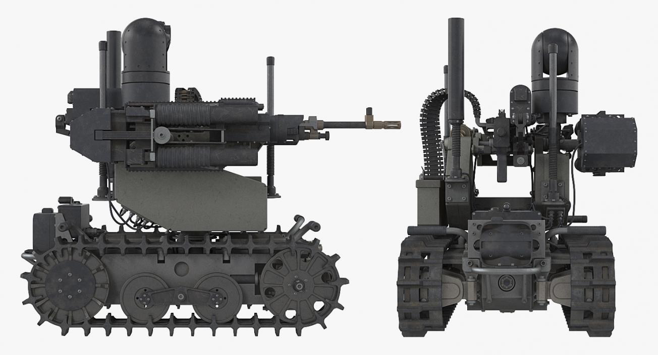 3D model Unmanned Battle Tank