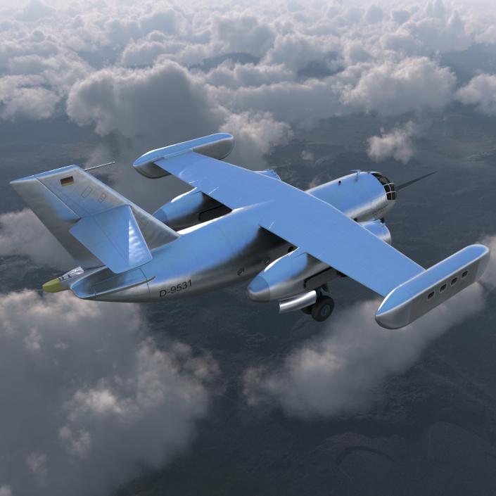 Jet Transport Dornier Do 31 3D
