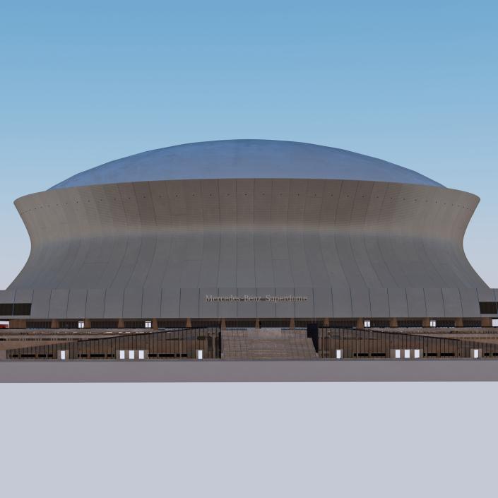 3D Stadium Mercedes Benz Superdome