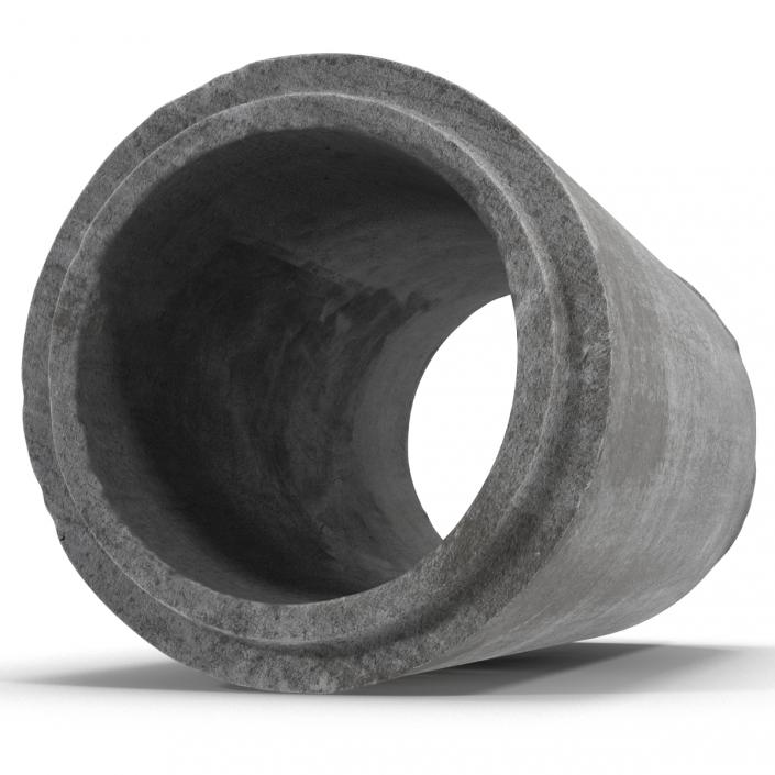 3D Concrete Pipe model