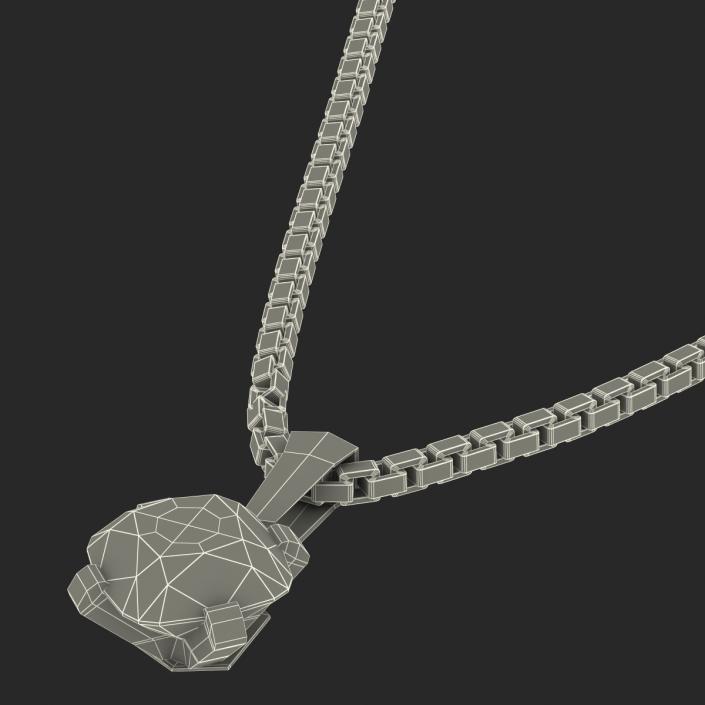 3D Diamond Necklace