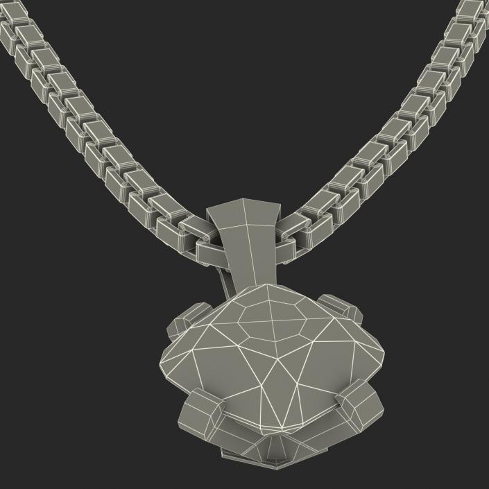 3D Diamond Necklace